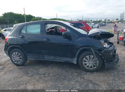 Lot #2996534027 2017 CHEVROLET TRAX LS