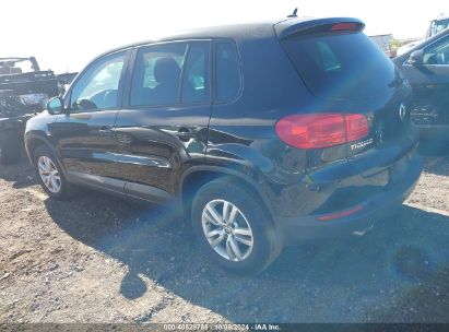 Lot #2996534026 2013 VOLKSWAGEN TIGUAN S