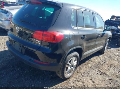 Lot #2996534026 2013 VOLKSWAGEN TIGUAN S