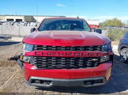 Lot #2996534021 2020 CHEVROLET SILVERADO 1500 4WD  STANDARD BED CUSTOM