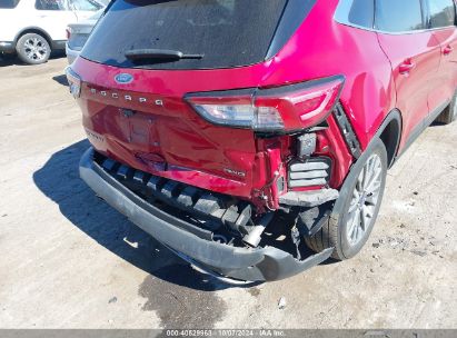 Lot #2980522359 2022 FORD ESCAPE TITANIUM