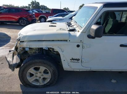 Lot #3035086996 2022 JEEP WRANGLER UNLIMITED SPORT RHD 4X4