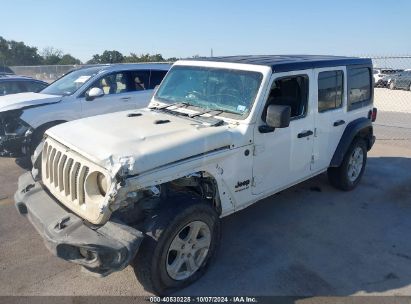 Lot #3035086996 2022 JEEP WRANGLER UNLIMITED SPORT RHD 4X4