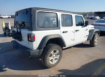 Lot #3035086996 2022 JEEP WRANGLER UNLIMITED SPORT RHD 4X4