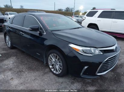 Lot #2992825524 2018 TOYOTA AVALON HYBRID LIMITED