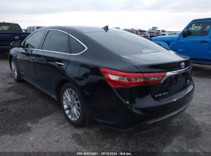 Lot #2992825524 2018 TOYOTA AVALON HYBRID LIMITED