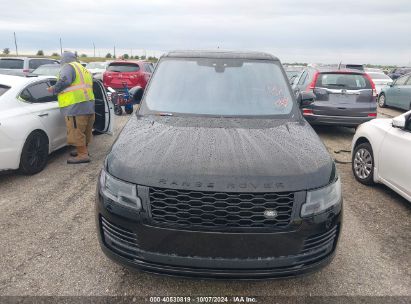 Lot #2995300000 2019 LAND ROVER RANGE ROVER 3.0L V6 SUPERCHARGED HSE