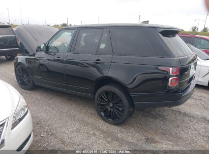 Lot #2995300000 2019 LAND ROVER RANGE ROVER 3.0L V6 SUPERCHARGED HSE