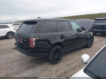 Lot #2995300000 2019 LAND ROVER RANGE ROVER 3.0L V6 SUPERCHARGED HSE