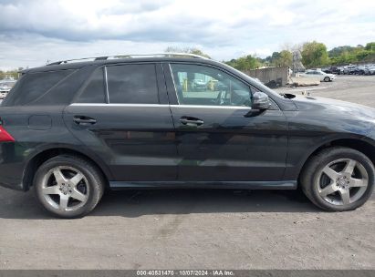 Lot #2994067836 2015 MERCEDES-BENZ ML 350 4MATIC