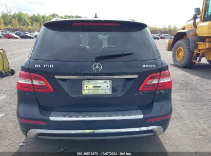 Lot #2994067836 2015 MERCEDES-BENZ ML 350 4MATIC