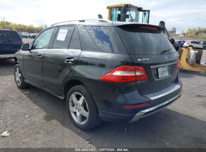 Lot #2994067836 2015 MERCEDES-BENZ ML 350 4MATIC