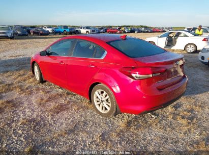 Lot #2994067834 2017 KIA FORTE S