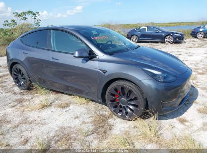 Lot #2992825445 2022 TESLA MODEL Y PERFORMANCE DUAL MOTOR ALL-WHEEL DRIVE