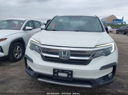 Lot #2996533994 2020 HONDA PILOT 2WD EX-L