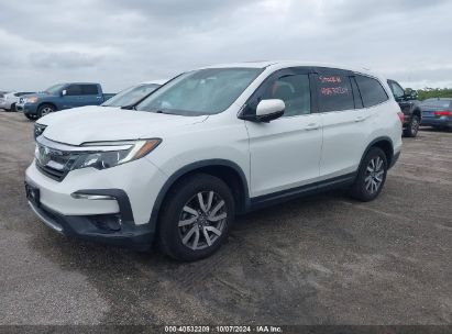 Lot #2996533994 2020 HONDA PILOT 2WD EX-L