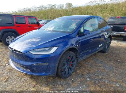 Lot #2992825340 2023 TESLA MODEL X PLAID TRI MOTOR ALL-WHEEL DRIVE