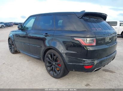 Lot #3051084270 2019 LAND ROVER RANGE ROVER SPORT HST MHEV