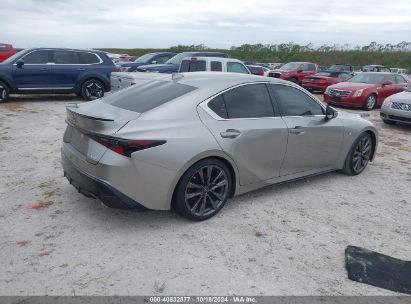 Lot #3037527670 2023 LEXUS IS 350 F SPORT