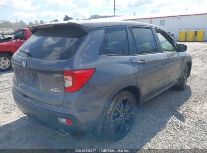 Lot #2992817838 2020 HONDA PASSPORT AWD SPORT