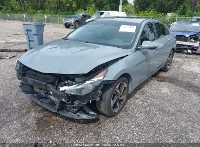 Lot #2992825274 2021 HYUNDAI ELANTRA LIMITED