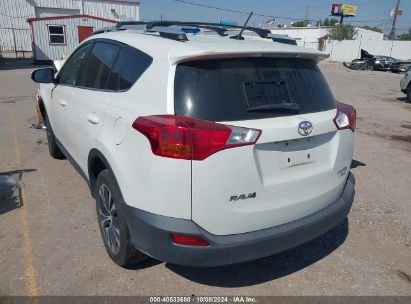 Lot #3035086976 2015 TOYOTA RAV4 LIMITED