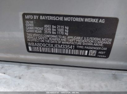 Lot #3034472605 2018 BMW 330I XDRIVE