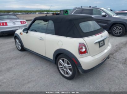 Lot #2995283970 2015 MINI CONVERTIBLE COOPER