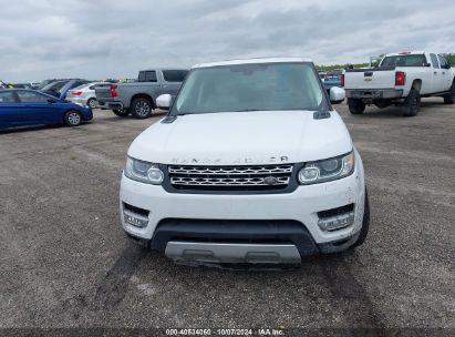 Lot #2995299778 2014 LAND ROVER RANGE ROVER SPORT 3.0L V6 SUPERCHARGED HSE