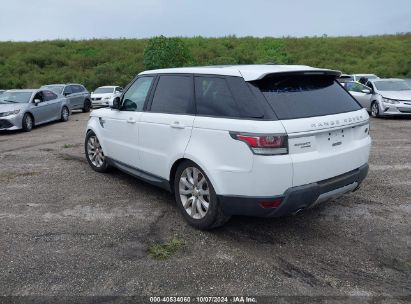 Lot #2995299778 2014 LAND ROVER RANGE ROVER SPORT 3.0L V6 SUPERCHARGED HSE