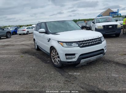 Lot #2995299778 2014 LAND ROVER RANGE ROVER SPORT 3.0L V6 SUPERCHARGED HSE