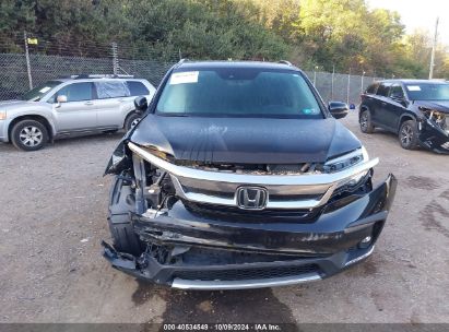 Lot #2989127141 2021 HONDA PILOT AWD TOURING 8 PASSENGER