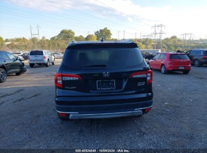 Lot #2989127141 2021 HONDA PILOT AWD TOURING 8 PASSENGER