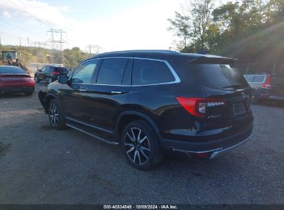 Lot #2989127141 2021 HONDA PILOT AWD TOURING 8 PASSENGER