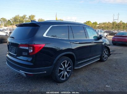 Lot #2989127141 2021 HONDA PILOT AWD TOURING 8 PASSENGER