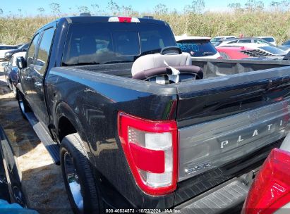 Lot #2992825225 2022 FORD F-150 PLATINUM