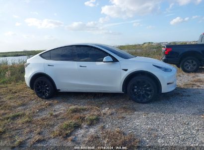 Lot #3000300674 2020 TESLA MODEL Y LONG RANGE DUAL MOTOR ALL-WHEEL DRIVE