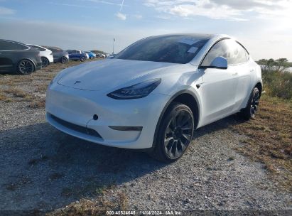 Lot #3000300674 2020 TESLA MODEL Y LONG RANGE DUAL MOTOR ALL-WHEEL DRIVE