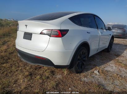 Lot #3000300674 2020 TESLA MODEL Y LONG RANGE DUAL MOTOR ALL-WHEEL DRIVE