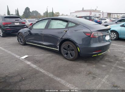 Lot #2992833096 2023 TESLA MODEL 3 REAR-WHEEL DRIVE