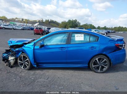 Lot #2995299756 2022 SUBARU IMPREZA SPORT