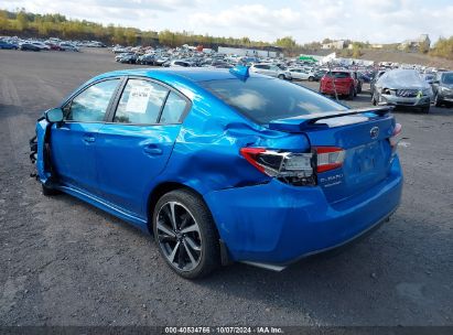 Lot #2995299756 2022 SUBARU IMPREZA SPORT