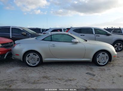 Lot #2992825218 2003 LEXUS SC 430