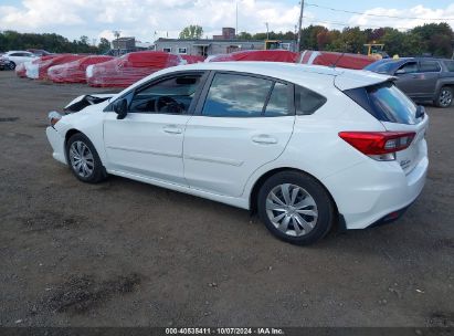 Lot #3035076610 2020 SUBARU IMPREZA 5-DOOR