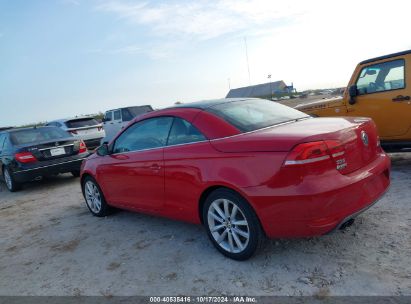 Lot #2992825207 2012 VOLKSWAGEN EOS KOMFORT