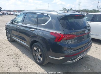 Lot #2996533963 2021 HYUNDAI SANTA FE SEL