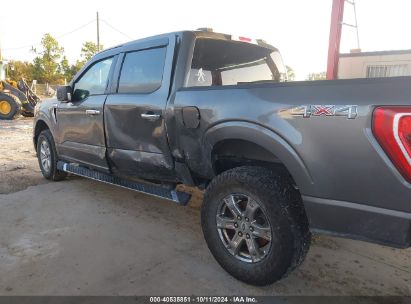 Lot #2995299735 2021 FORD F-150 XLT