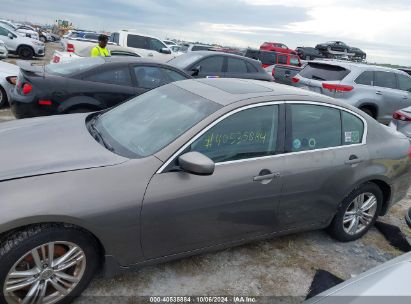 Lot #2992825196 2011 INFINITI G37X