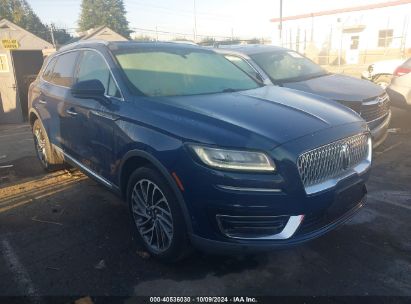 Lot #2992825193 2019 LINCOLN NAUTILUS RESERVE