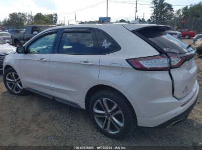 Lot #3035095543 2018 FORD EDGE SPORT